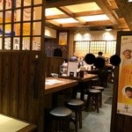 三田製麺所 - 201501 三田製麺所  店内（座席より右まわり）⇒