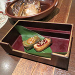 Gin yuba - ＊生麩の二色田楽