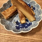 蕎麦ひら井 - 焼きタケノコ