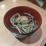 大船鮨 - セットのお吸い物