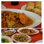 Oriental Seafood Gurney  - シンガポール名物「チリクラブ」揚げマントウと共に頂きますが、程よいピリ辛で美味しい。
            他は忘れましたm(__)m
