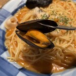 鎌倉パスタ - ムール貝ヽ(^、   ^)ﾉ