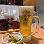 燒內臟 Bocchan 船橋本店 - ■(LINE期間限定)生ビール 250円(内税)/席料(お通し) 330円(内税)■ 