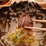 伯雲 - 河豚の血合いぎしの焼き霜