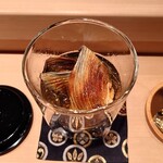 伯雲 - 河豚のヒレ酒（お替りも）