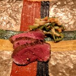 伯雲 - 蝦夷鹿の藁焼き