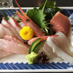 お食事処 はまさか - セットの刺身