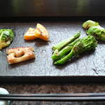 ステーキハウス ミディアムレア - 焼き野菜