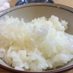 かぶと - 最後はご飯に蒲焼きの余ったタレを掛けていただきます。