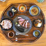 natuRe tokyo - 薪火御膳 3600円 の長野 安雲野げんき豚 肩ロース