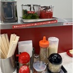 なぎちゃんラーメン - 卓上調味料類