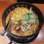 つなぎ -  味噌らぁ麺1,000円、コーン150円