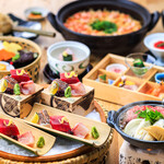 無庵 - 国産牛のすき焼きと春の恵み満載の無庵会席