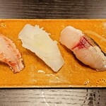 海鮮割烹 朝日 - 『握り寿司（三種）』