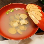 海鮮割烹 朝日 - 『すまし汁（シジミ）』②