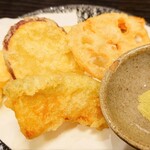 海鮮割烹 朝日 - 『天ぷらの盛り合わせ』