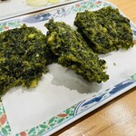 やいろ亭 - あおさ天ぷら