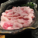 季楽酒場 おっきゃがり - 鍋トッピング（たら白子）