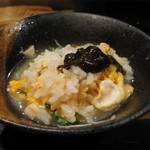 季楽酒場 おっきゃがり - 蟹味噌を乗っけて〆の一膳