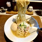 츠쿠바라멘 오니모노가타리 - 닭고기와 물(진한 맛) 계란 추가