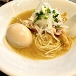 츠쿠바라멘 오니모노가타리 - 닭고기와 진한 물(농후) 맛 계란 추가