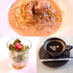 cafe NAMS - ロゼパスタ・アメリカーノ