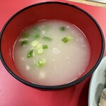 豚足のかどや - スープ（サービス）