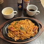 洋食キッチン シャトー - 【2026.2.20(金)】太麺ナポリタン（200g）980円→880円＋ドリンクバーセット320円→0円