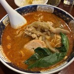 支那麺 はしご - 搾菜担々麺　中辛