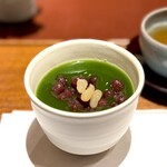 宝泉 - 抹茶くず湯。