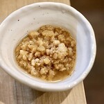 中華そば 麦の星 - 背脂トッピング