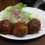 洋食の朝日 - 来ました、クリームコロッケ！！