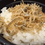 越後 叶家 - ちりめん山椒ご飯