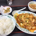 日高屋 - 料理写真:バクダン炒め定食