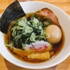中華そば みつ葉 - 味玉醤油らーめん 1050円+九条ネギ
