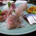大衆料理　川治 - 刺身盛り合わせ