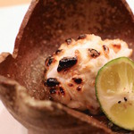 日本料理 仙水 - 白子の炙り