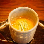 霞町 すゑとみ - あん肝の茶碗蒸し