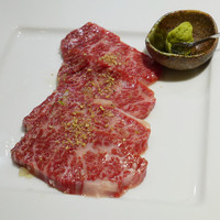 焼肉 銀座コバウ 特別室 - 特上ハラミ