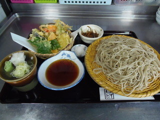 手打ち蕎麦しなの屋吉べぇ - 野菜天ざる