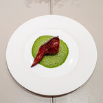 SEZANNE - "AILE DE POULET" WITH PEASHOOTS FROM CHIBA PREFECTURE AND "WOK OIL"