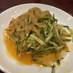 台湾料理 福府 - クラゲとキューリの和え物