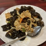台湾料理 福府 - 豚肉とキクラゲ炒め