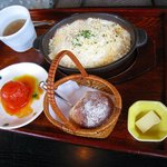 ランチセット えびクリームらいすグラタン膳 850円