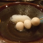 でんでんむし - ウズラの卵・白滝