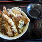 Yazu ya - <'15/01/24>海鮮たっぷり天丼￥１１９０