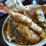 谷津家 - <'15/01/24>海鮮たっぷり天丼￥１１９０