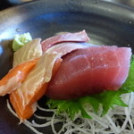 谷津家 - <'15/01/24>刺身３種盛￥７４０