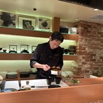 肉割烹 肉かぶく - めちゃカッコ良く英語がペラペラの大将♡お話しもとっても楽しい‼︎ 若い時の原監督に似てる良い漢(駅伝ね♪)