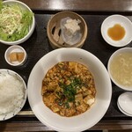 彩食中華 中の家 - 麻婆豆腐定食1,080円